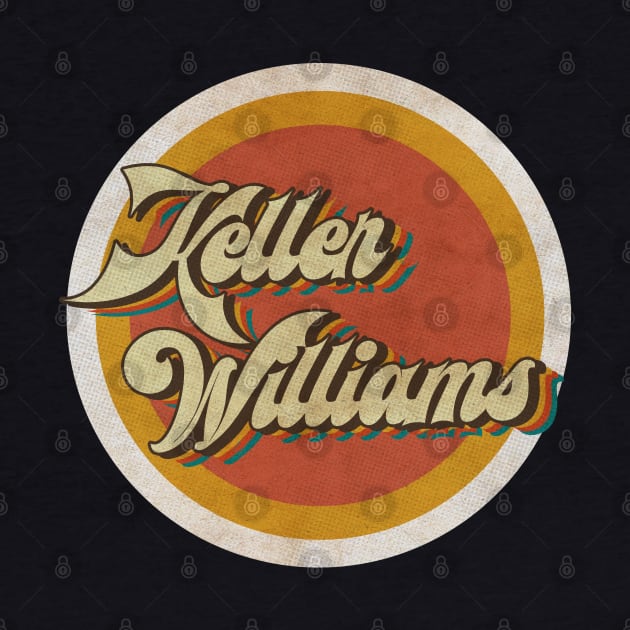 circle vintage Keller Williams by KewanAlasStore